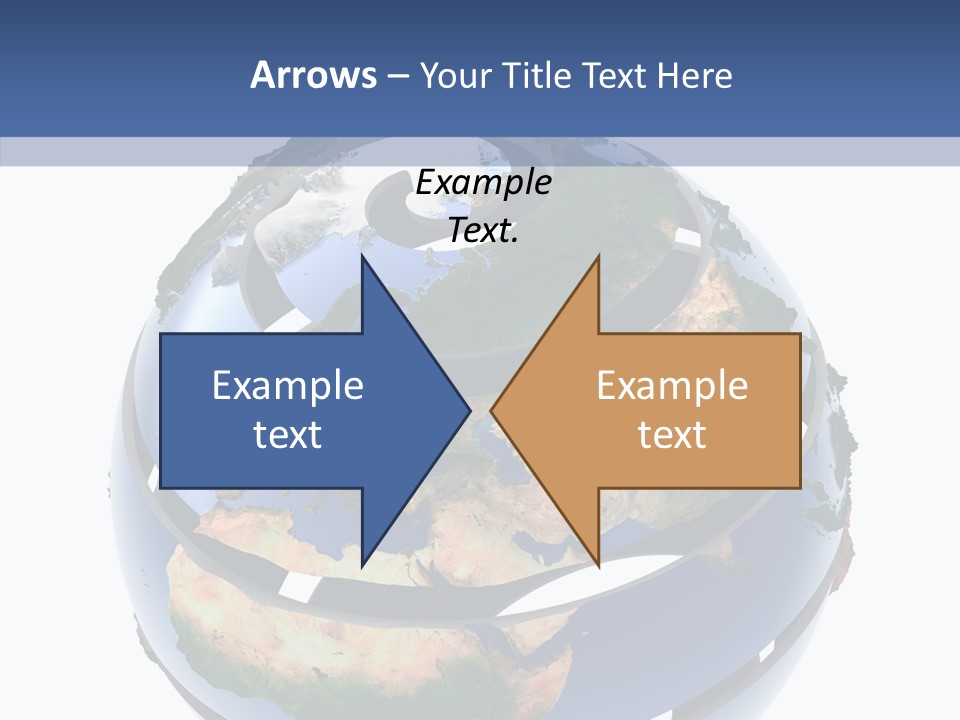 Geography Continent White PowerPoint Template