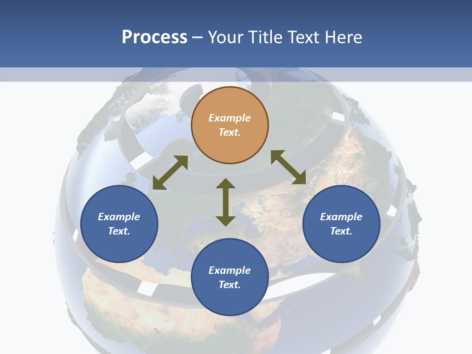 Geography Continent White PowerPoint Template