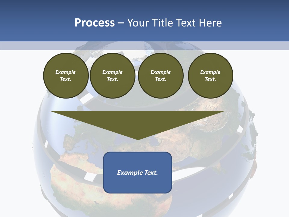 Geography Continent White PowerPoint Template