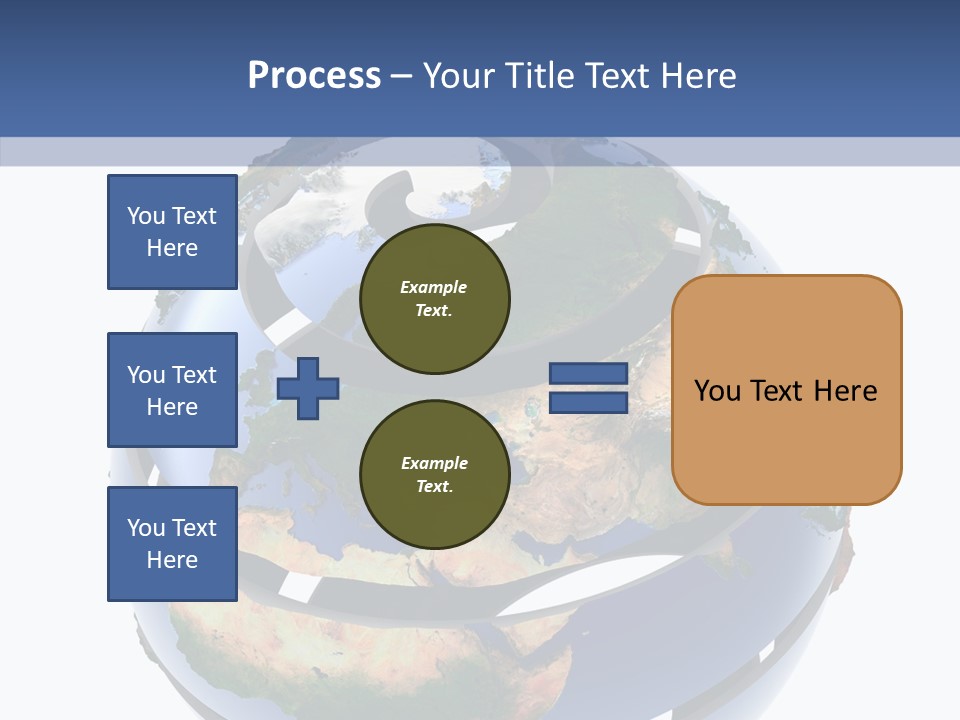 Geography Continent White PowerPoint Template