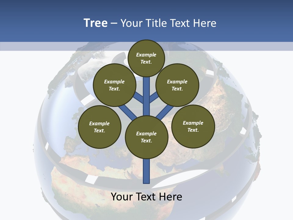 Geography Continent White PowerPoint Template