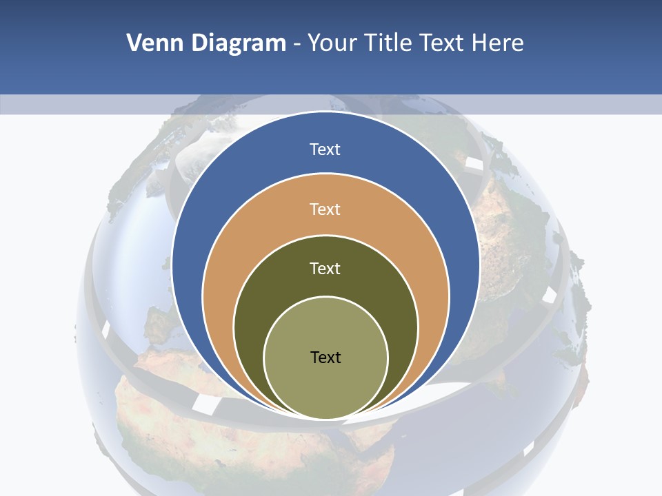 Geography Continent White PowerPoint Template