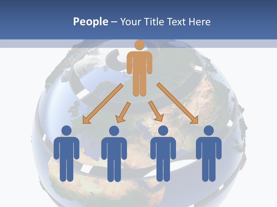 Geography Continent White PowerPoint Template