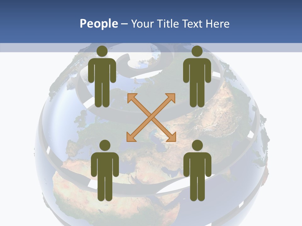 Geography Continent White PowerPoint Template