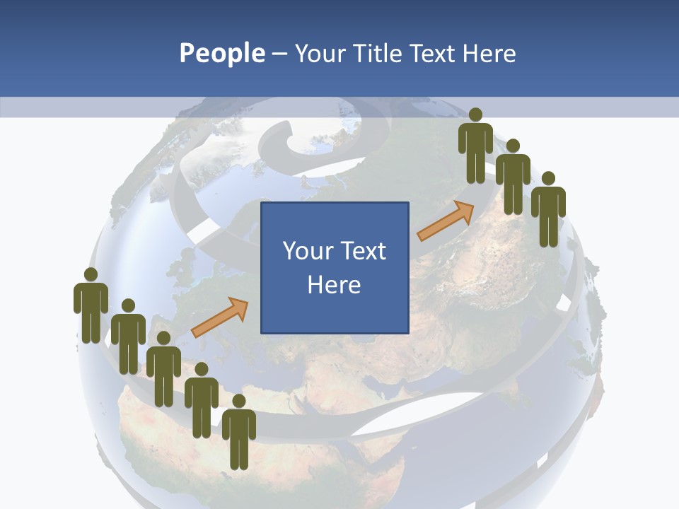 Geography Continent White PowerPoint Template