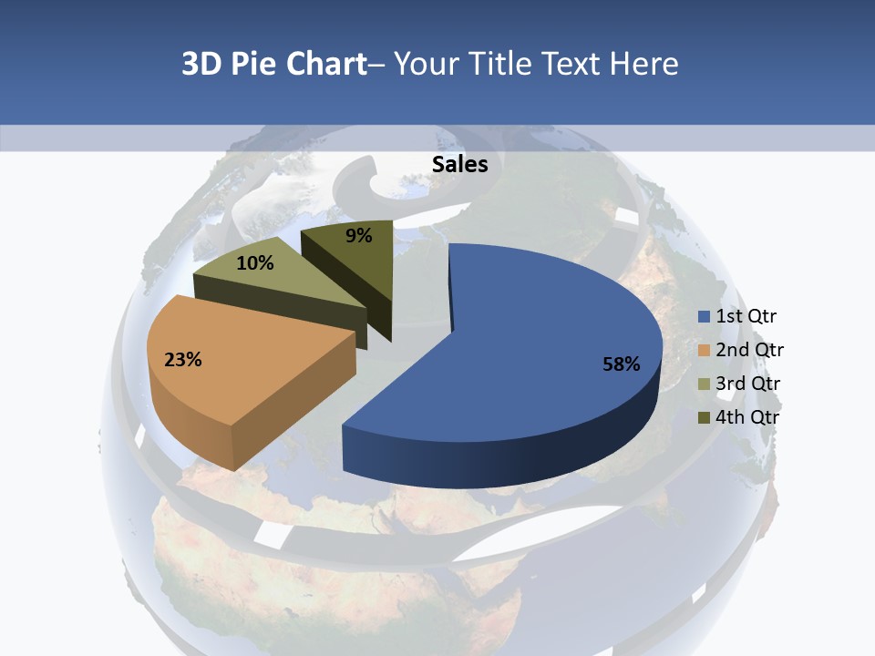 Geography Continent White PowerPoint Template