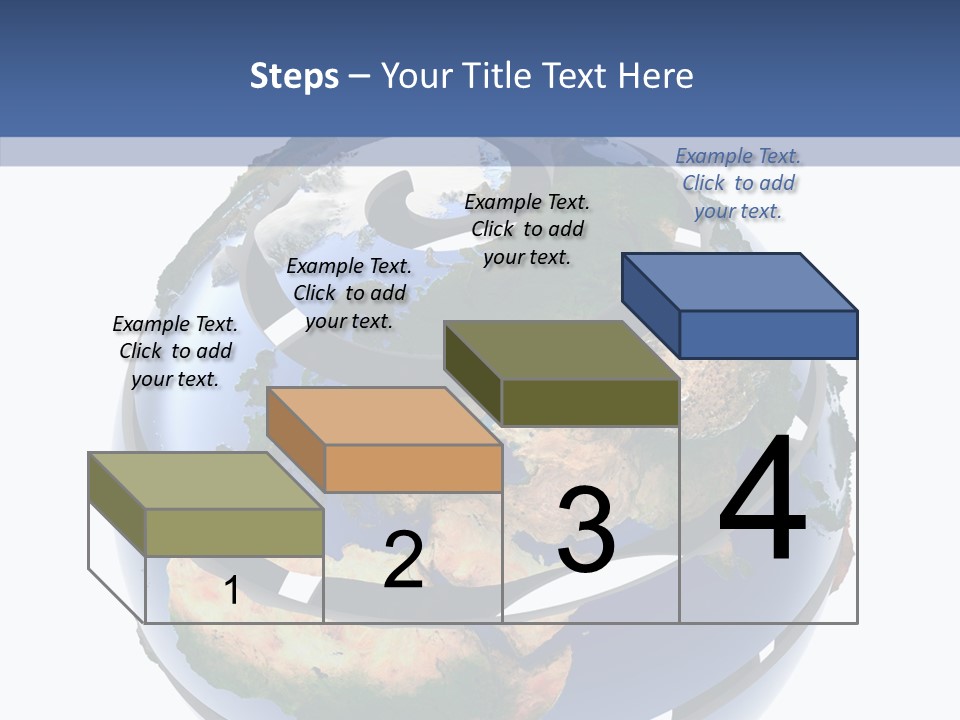 Geography Continent White PowerPoint Template