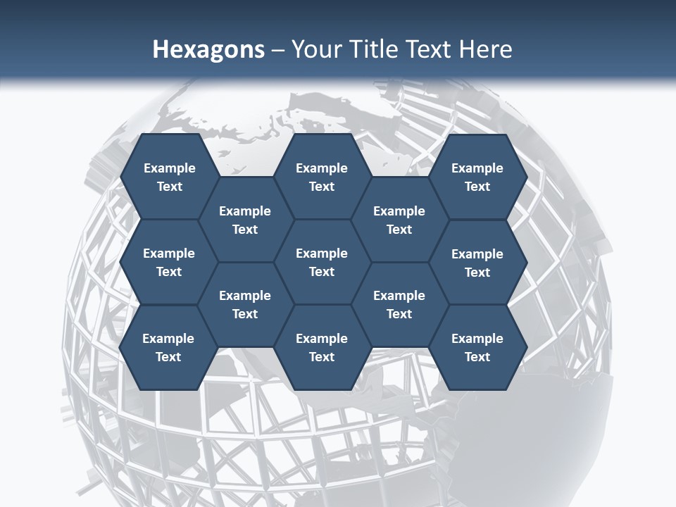 White Ball Worldwide PowerPoint Template