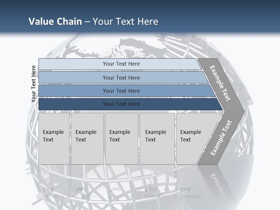 White Ball Worldwide PowerPoint Template