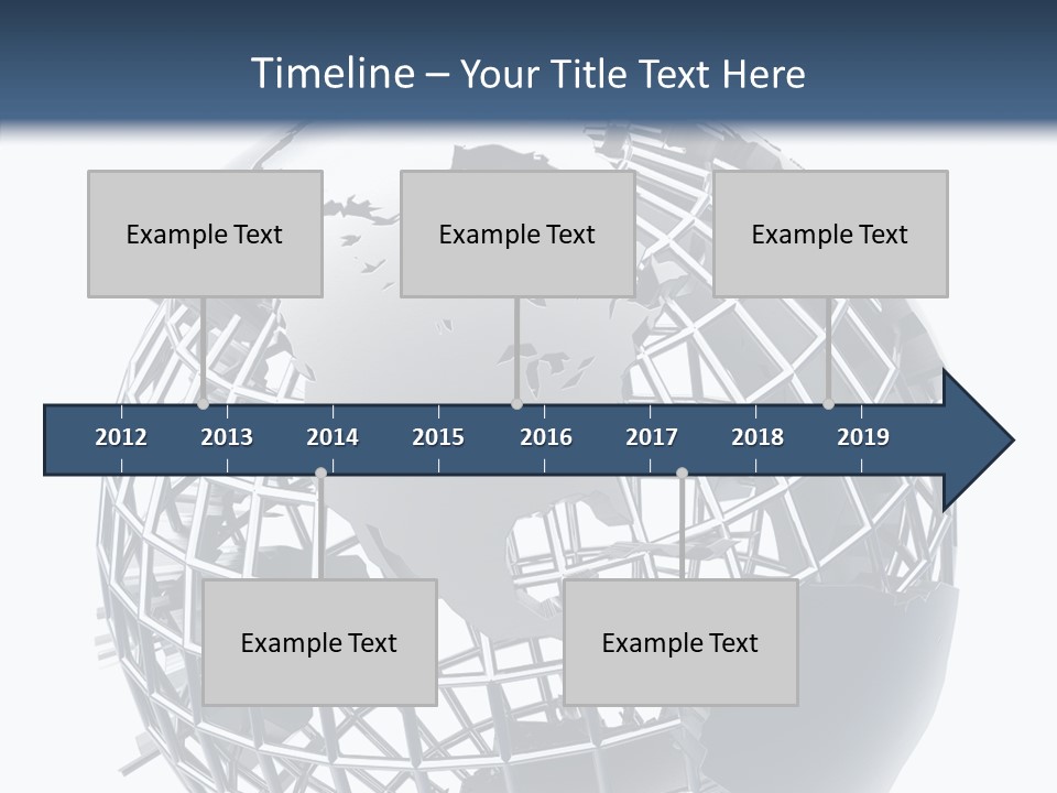 White Ball Worldwide PowerPoint Template