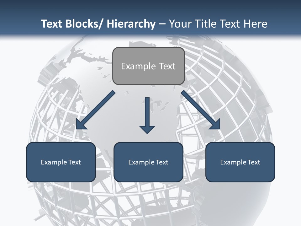 White Ball Worldwide PowerPoint Template