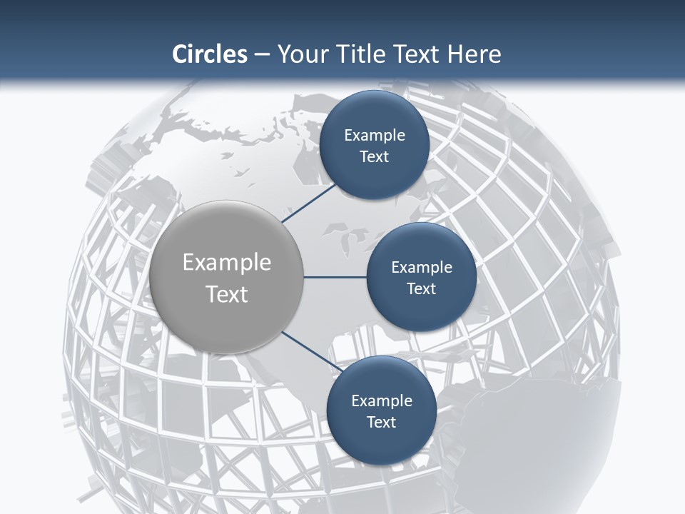 White Ball Worldwide PowerPoint Template