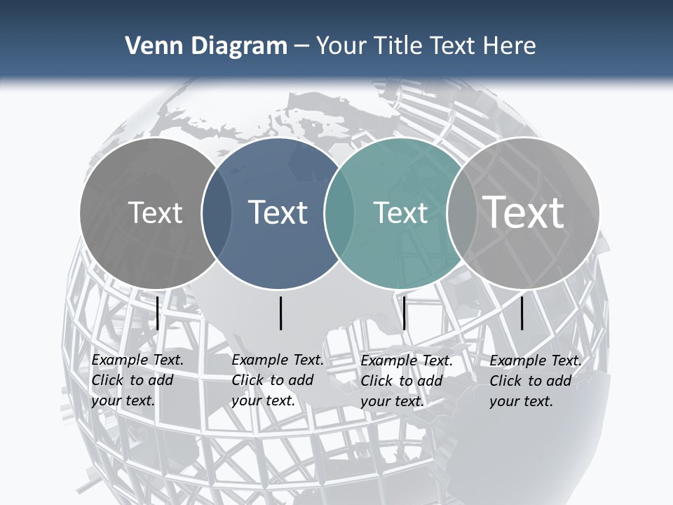 White Ball Worldwide PowerPoint Template