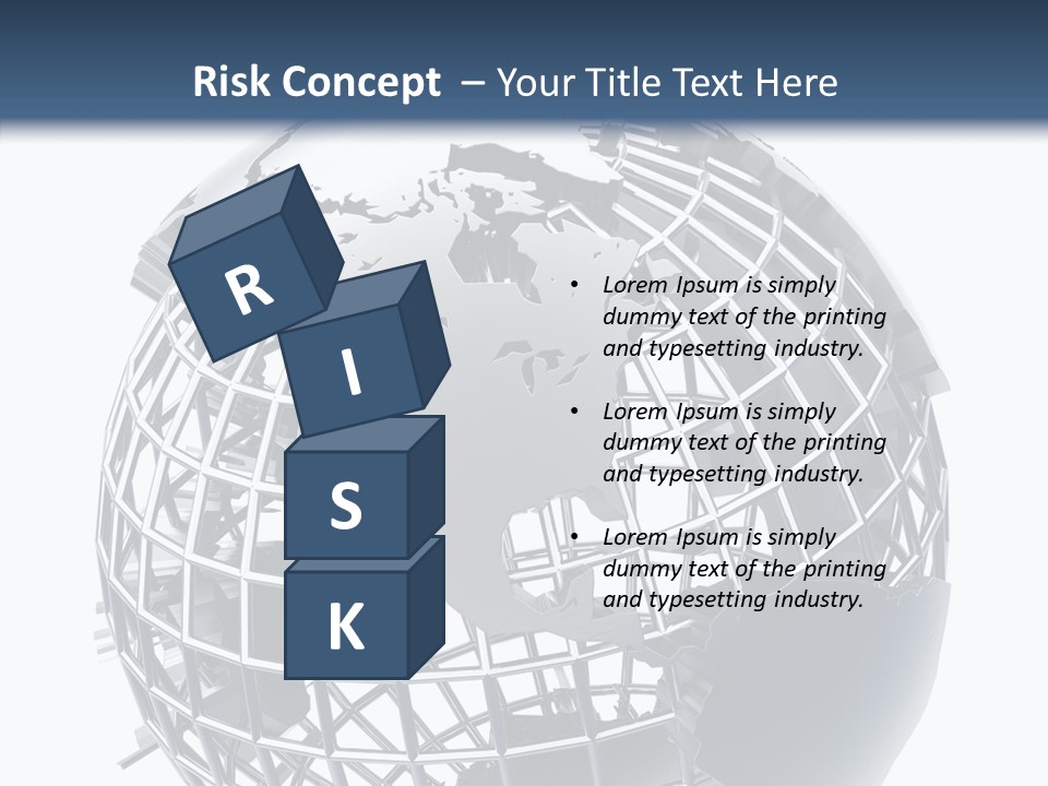 White Ball Worldwide PowerPoint Template