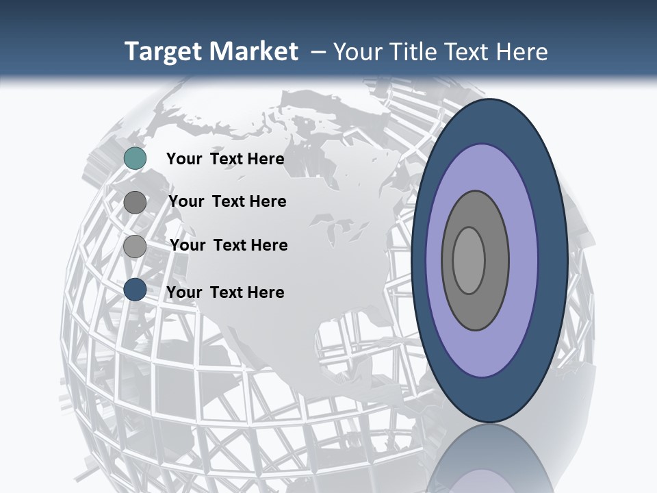 White Ball Worldwide PowerPoint Template