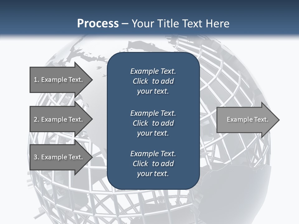 White Ball Worldwide PowerPoint Template