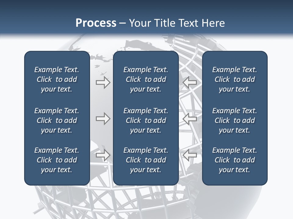 White Ball Worldwide PowerPoint Template