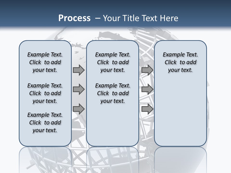 White Ball Worldwide PowerPoint Template