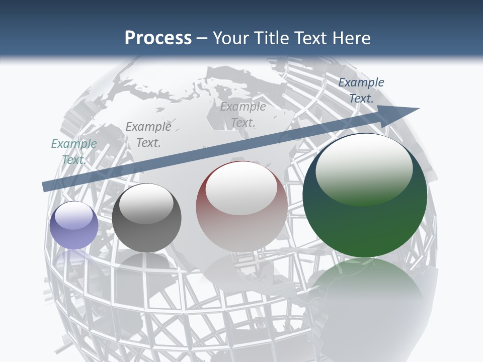 White Ball Worldwide PowerPoint Template