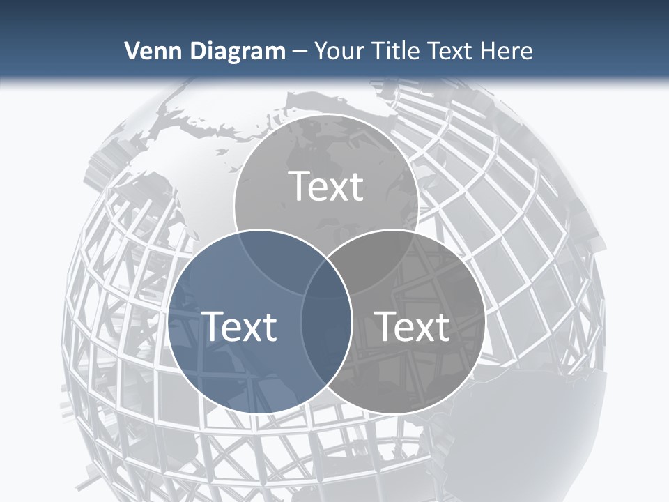 White Ball Worldwide PowerPoint Template