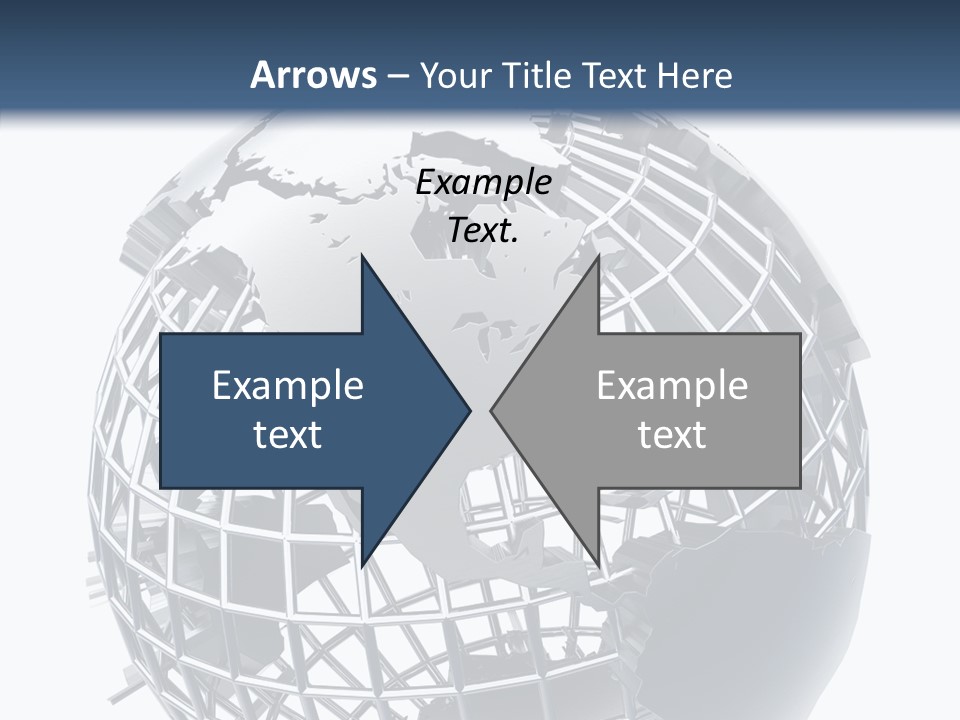 White Ball Worldwide PowerPoint Template