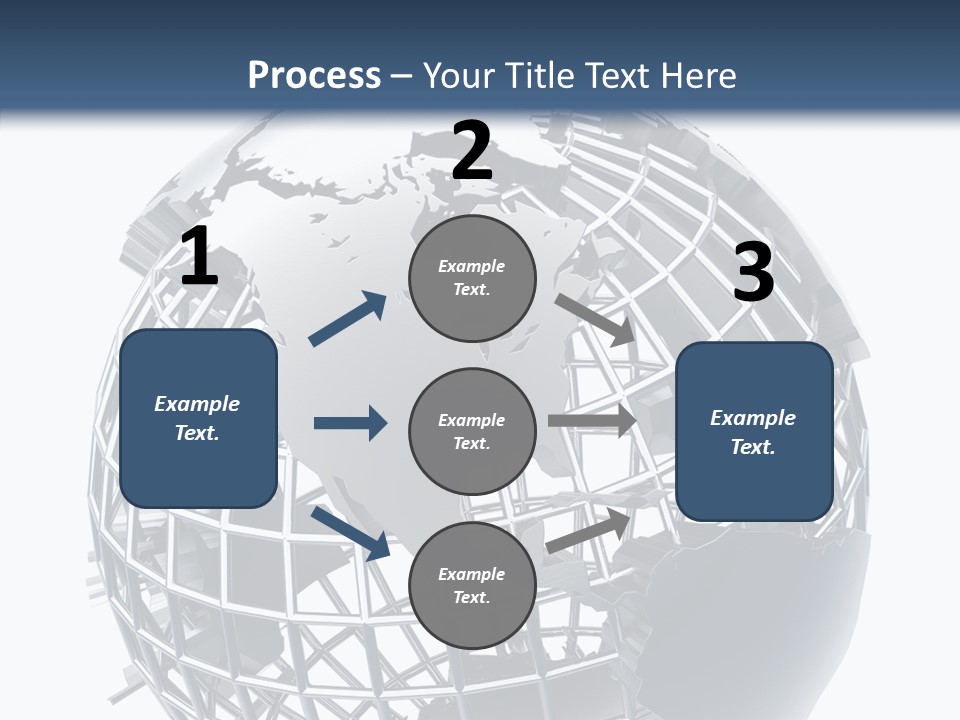 White Ball Worldwide PowerPoint Template