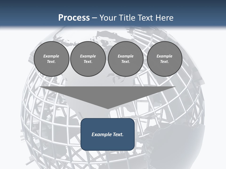 White Ball Worldwide PowerPoint Template