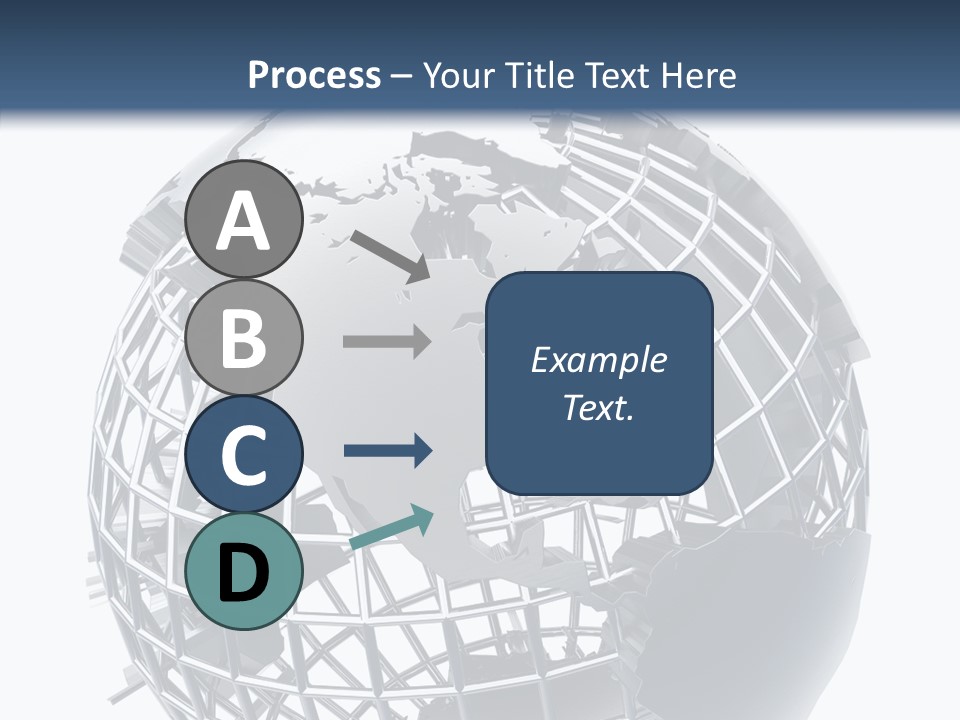 White Ball Worldwide PowerPoint Template