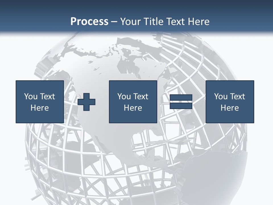 White Ball Worldwide PowerPoint Template