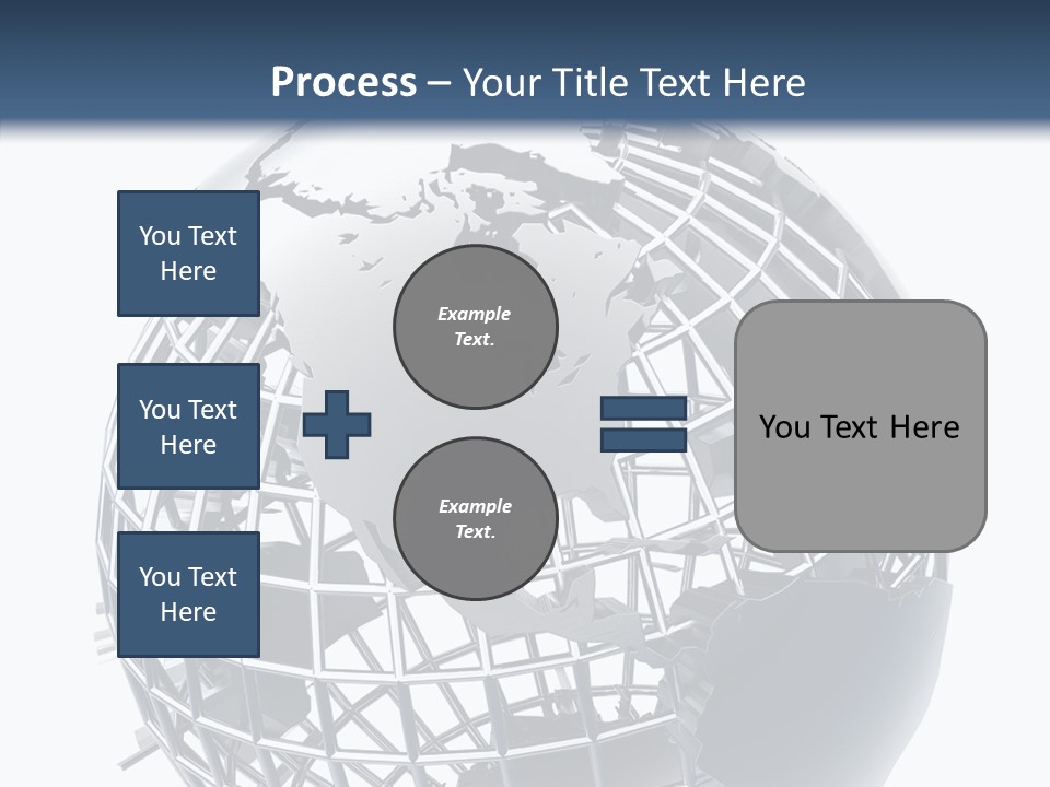 White Ball Worldwide PowerPoint Template