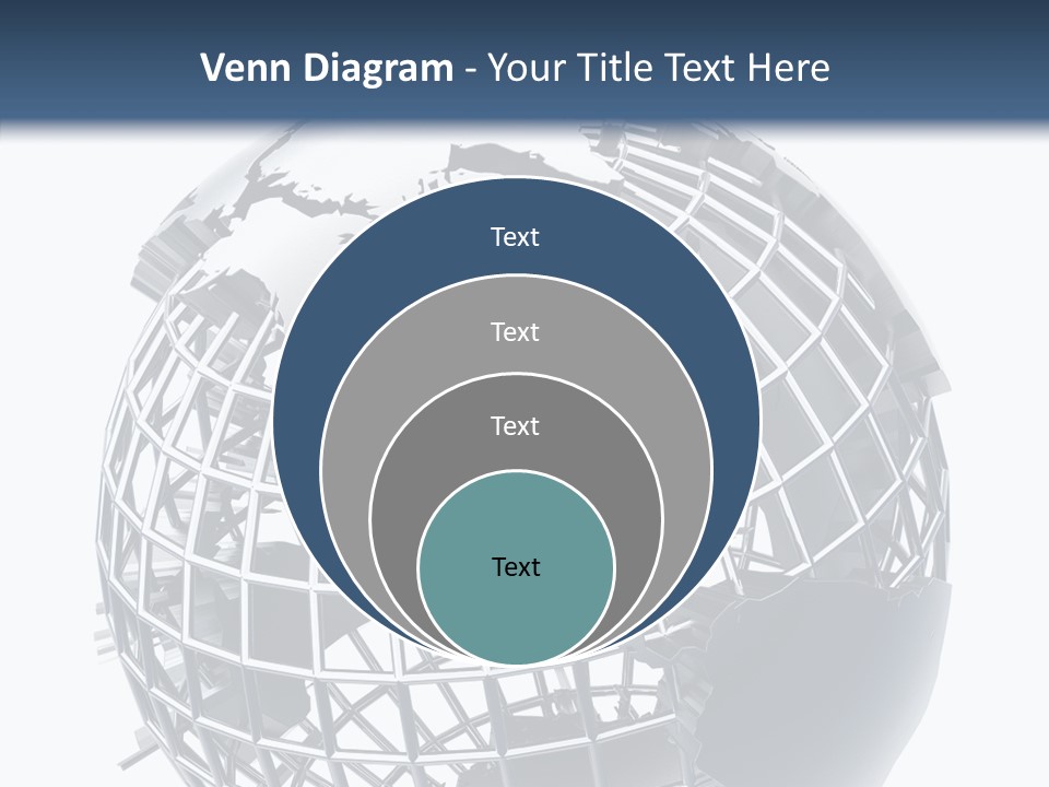 White Ball Worldwide PowerPoint Template