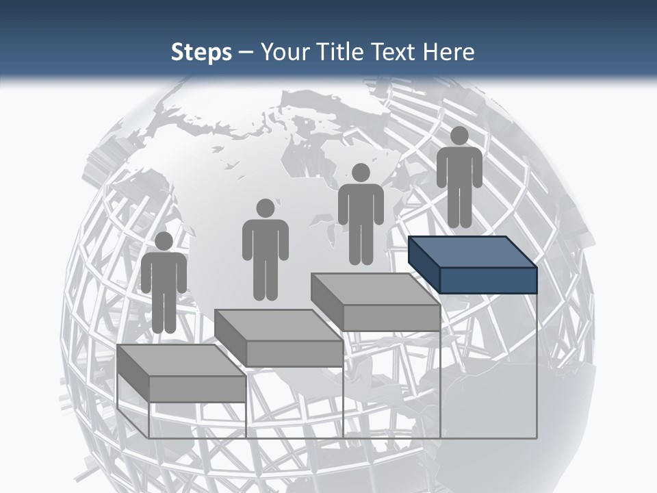 White Ball Worldwide PowerPoint Template