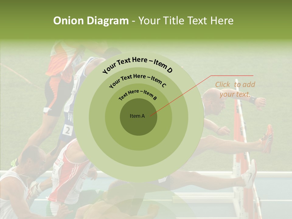 Athletics M Middle PowerPoint Template