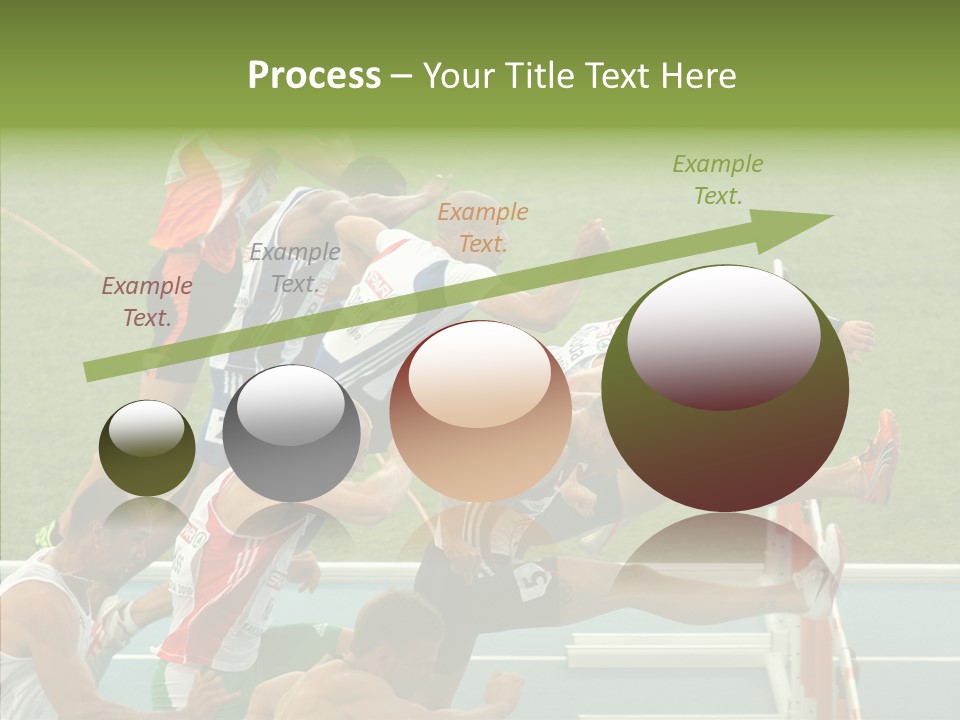 Athletics M Middle PowerPoint Template