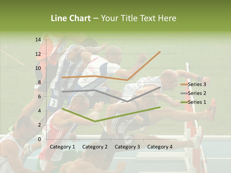 Athletics M Middle PowerPoint Template