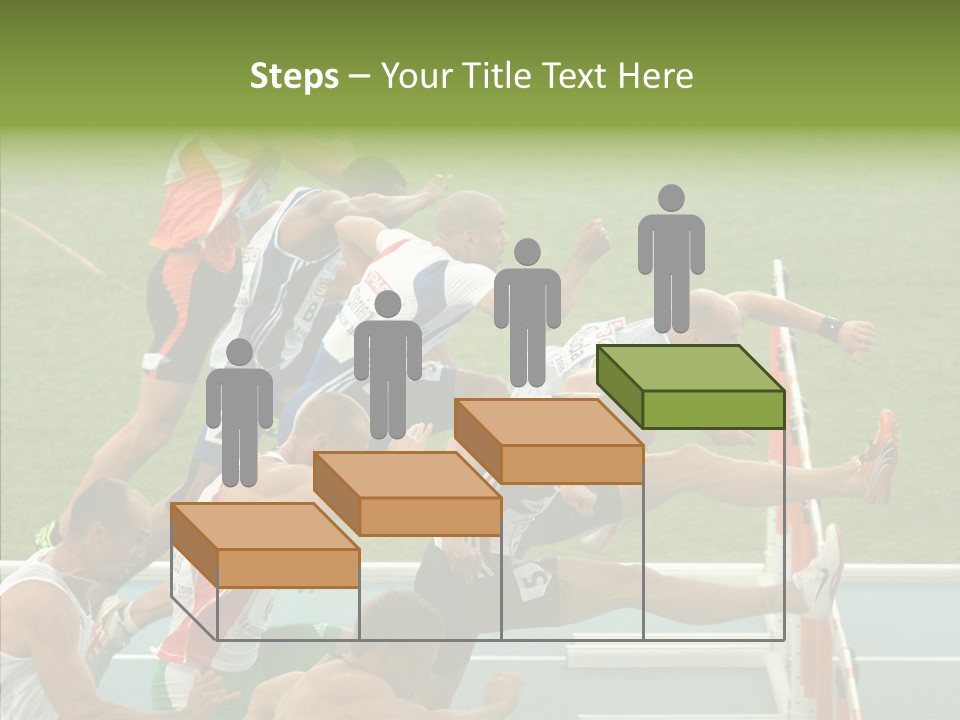 Athletics M Middle PowerPoint Template