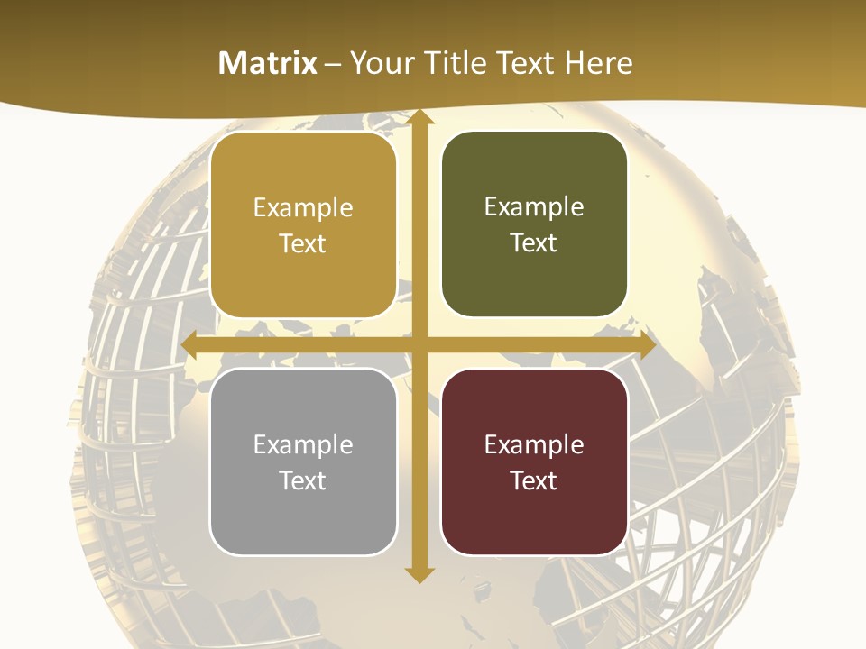 Planet Worldwide Mirror PowerPoint Template