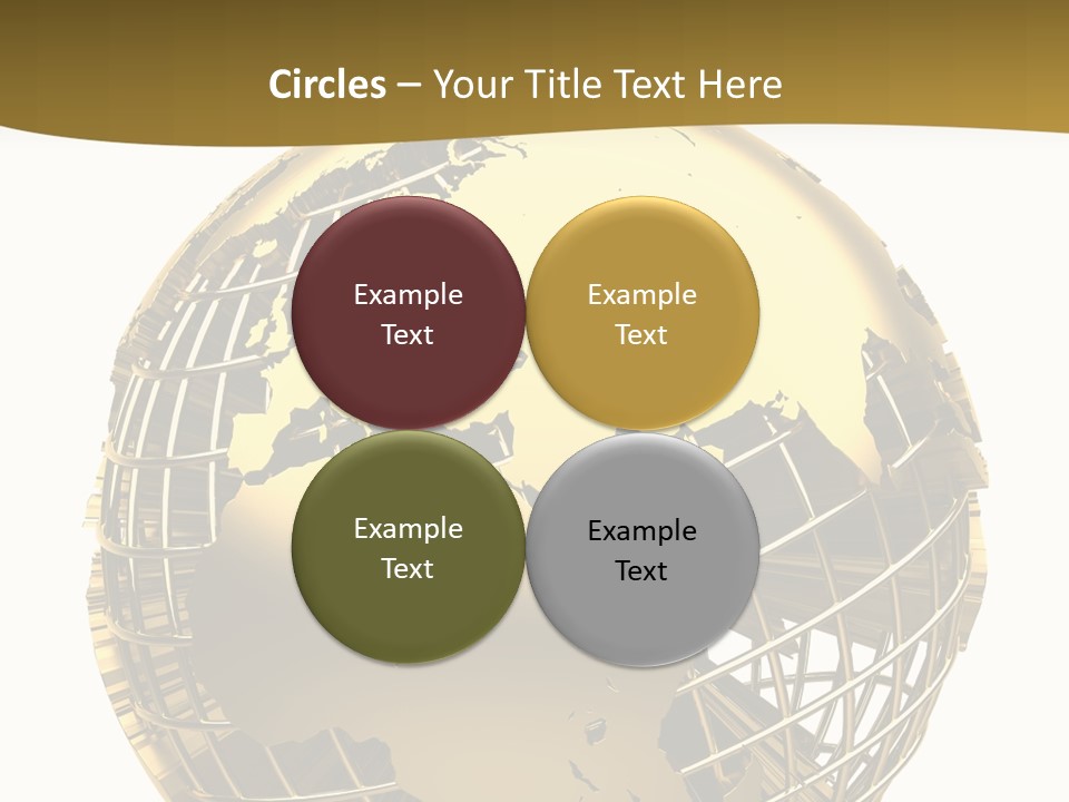 Planet Worldwide Mirror PowerPoint Template