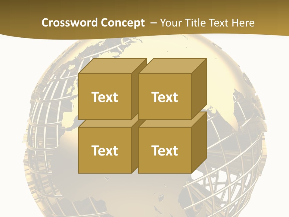 Planet Worldwide Mirror PowerPoint Template