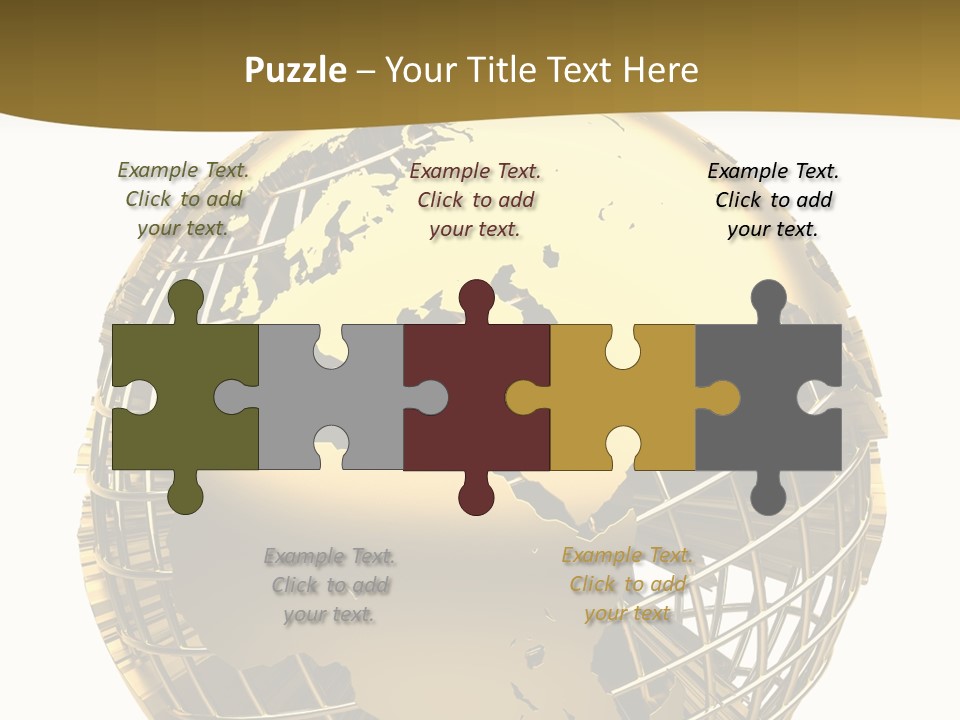 Planet Worldwide Mirror PowerPoint Template