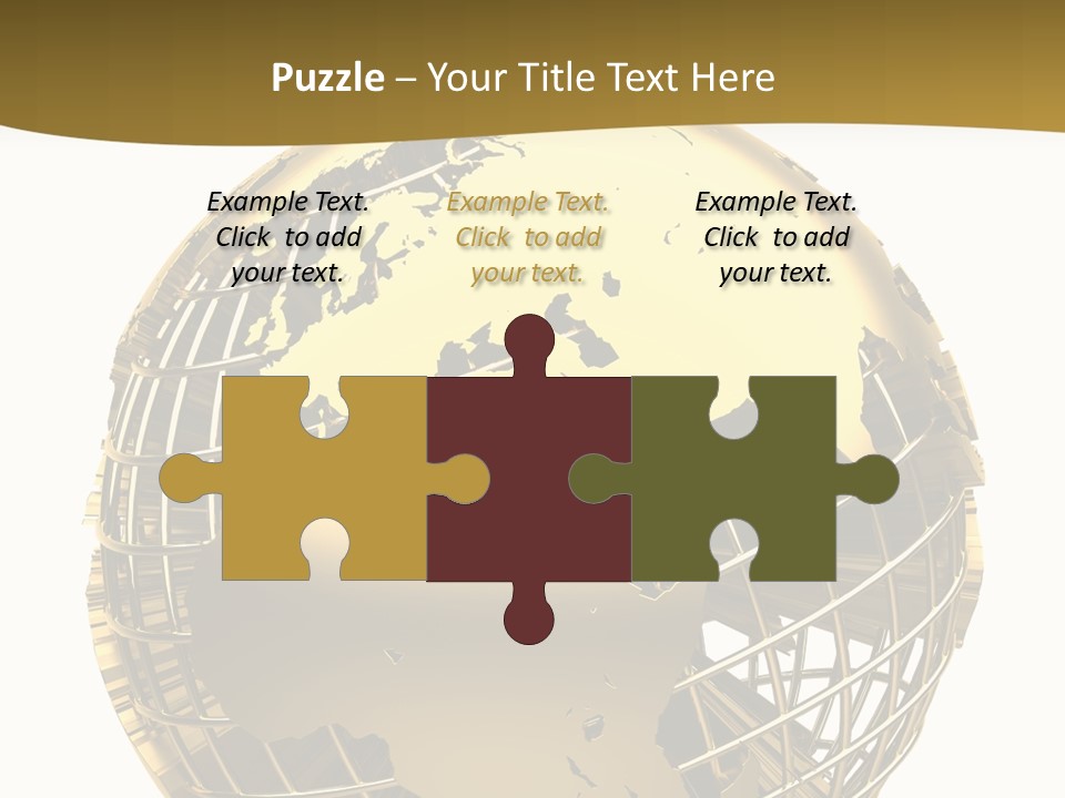 Planet Worldwide Mirror PowerPoint Template