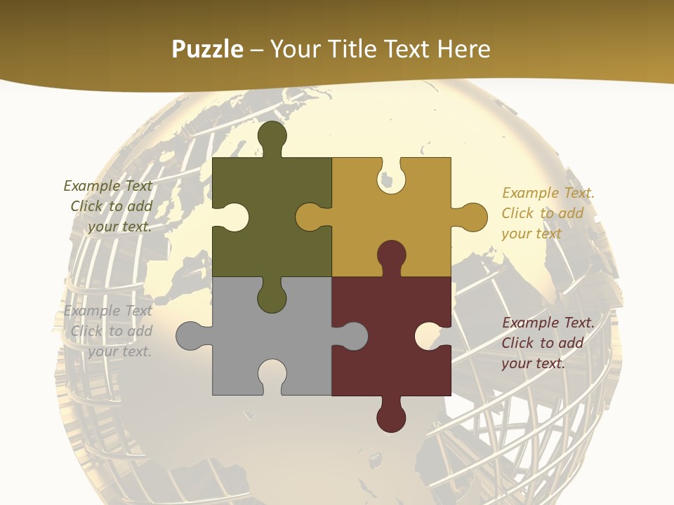 Planet Worldwide Mirror PowerPoint Template