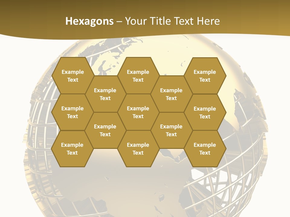 Planet Worldwide Mirror PowerPoint Template