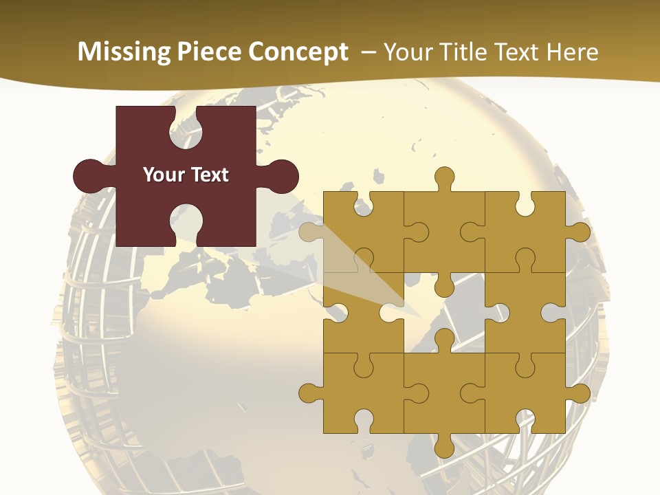 Planet Worldwide Mirror PowerPoint Template