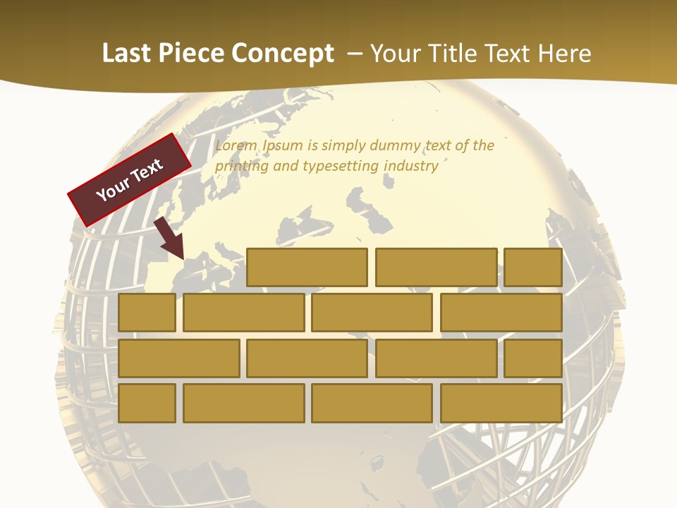 Planet Worldwide Mirror PowerPoint Template