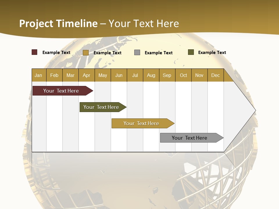 Planet Worldwide Mirror PowerPoint Template