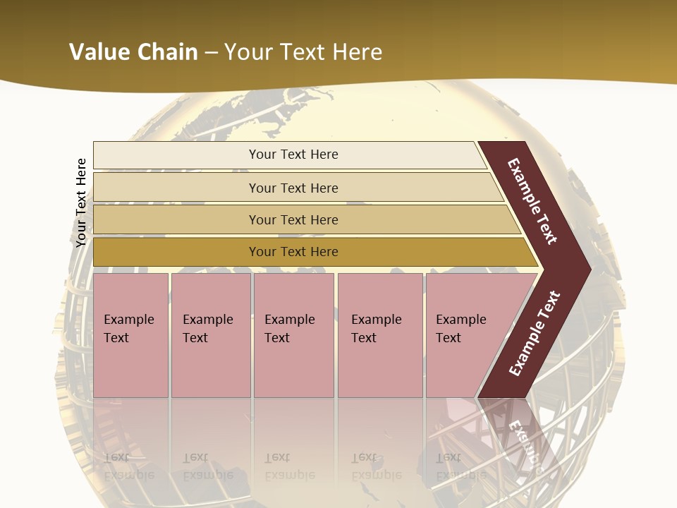 Planet Worldwide Mirror PowerPoint Template