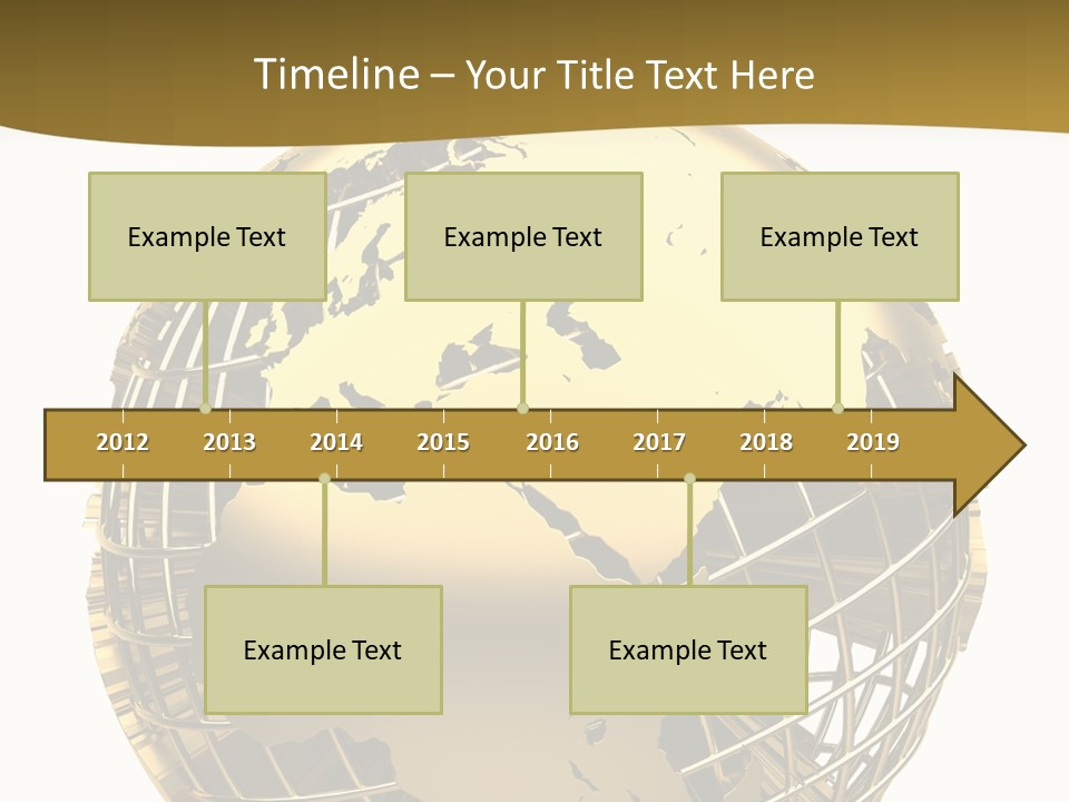 Planet Worldwide Mirror PowerPoint Template