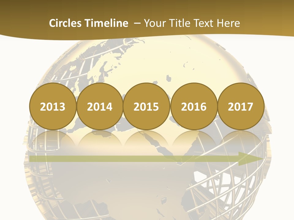 Planet Worldwide Mirror PowerPoint Template