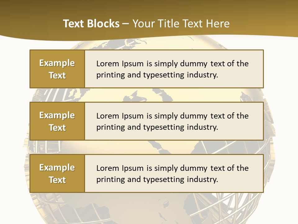 Planet Worldwide Mirror PowerPoint Template